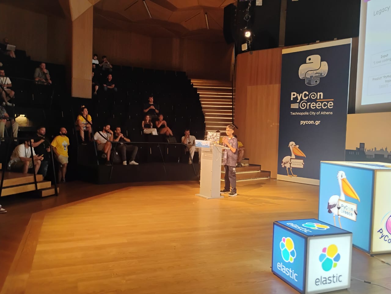 presenting