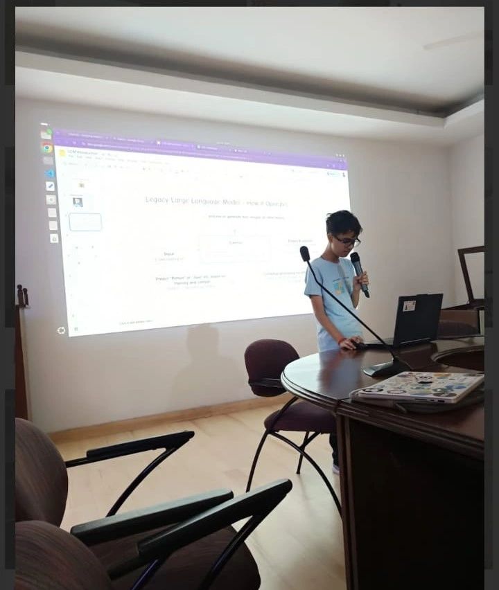 presenting